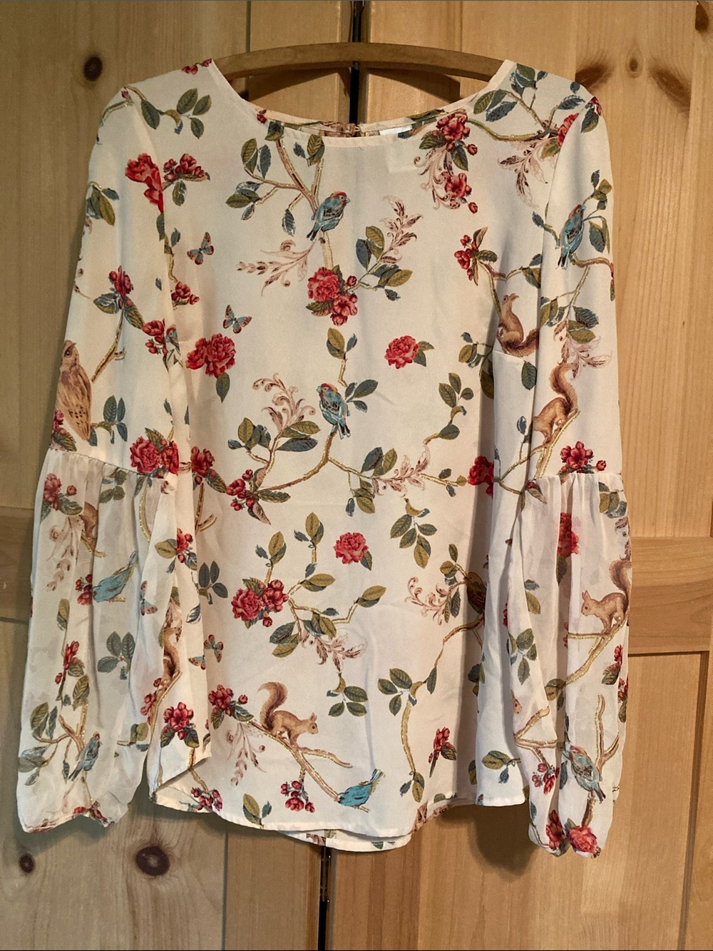 Disney LC Lauren Conrad Cream Long-Sleeve Blouse Snow White